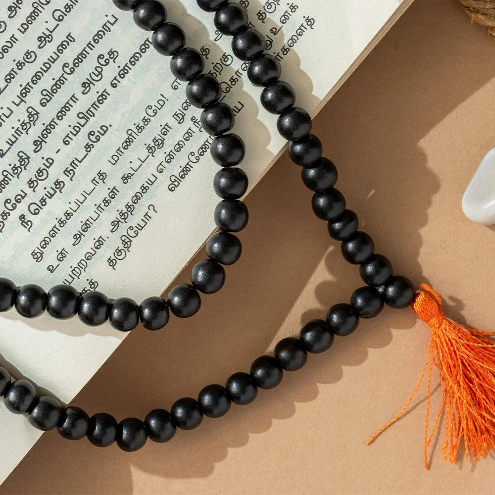 Original  Karungali Malai sacred Blackwood Beads for protection & Power