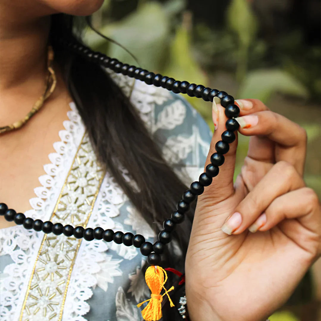 Original  Karungali Malai sacred Blackwood Beads for protection & Power